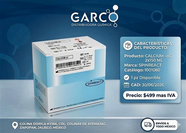 CALCIUM -cC 2X150ML SPINREACT