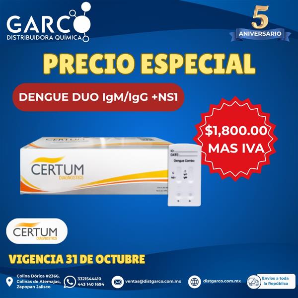 Dengue Duo IgM/Igc+NS1