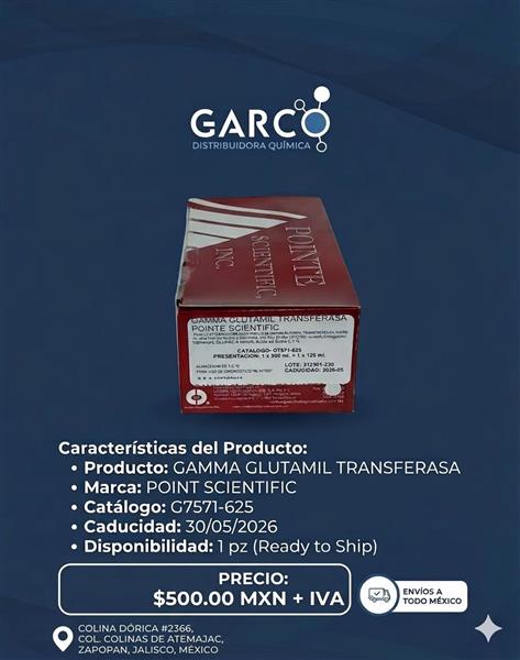 GAMMA GLUTAMIL TRANSFERASA - POINT SCIENTIFIC