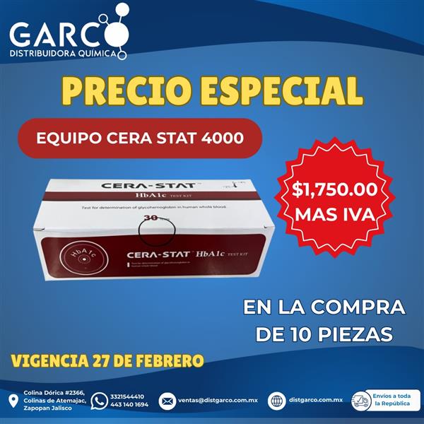 HbA1c CERA STAT 4000 