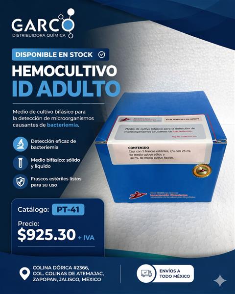 Hemocultivo ID Adulto