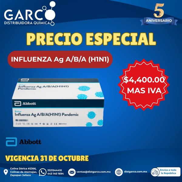 Influenza Ag A/B/A H1N1