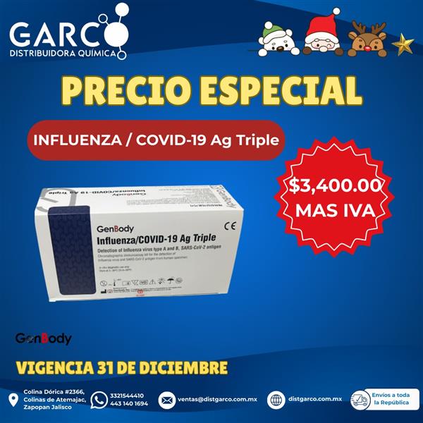 Influenza / COVID-19 Ag Triple