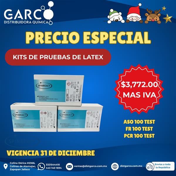 Kits de Pruebas de Latex