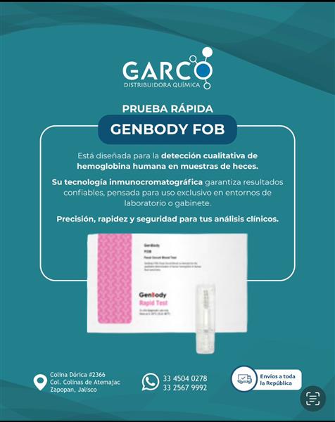 Prueba Rápida GENBODY FOB